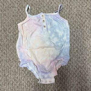 GAP Soft Pastel Tie Dye Baby Onesie